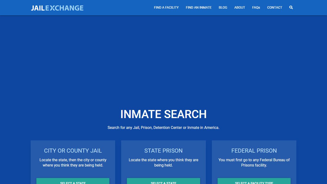 Search for any Jail, Prison, Detention Center or Inmate in America.